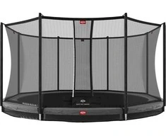 BERG Favorit InGround 330 Pilkas + apsauginis tinklas Comfort