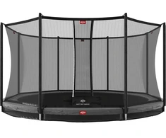 BERG Favorit InGround 380 pilkas + apsauginis tinklas Comfort