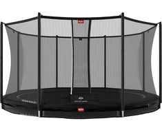 BERG Favorit InGround 430 Juodas + apsauginis tinklas Comfort