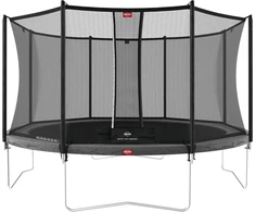 BERG Favorit Regular 380 batutas, pilkas, su apsauginiu tinklu Comfort