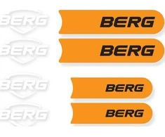 BERG GO Twirl Turquoise - Sticker set