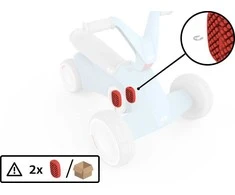 BERG GO² Mėlyna - Pedal (2x)