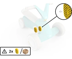 BERG GO² Mint pedalas (2 vnt.)