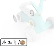 BERG GO² Mint - Rear Wheel Cover (2x)