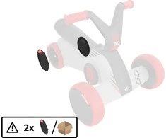 BERG GO² SparX Raudona - Rear Wheel Cover (2x)