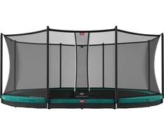 BERG Grand Favorit InGround 520 batutas, žalias + apsauginis tinklas Comfort