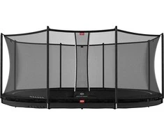 BERG Grand Favorit InGround 520 Juodas + apsauginis tinklas Comfort