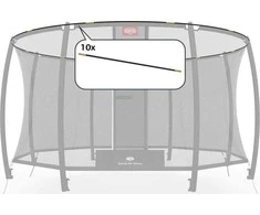 Berg Grand Safety Net Deluxe - Set Tent Tubes 350