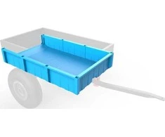 Berg Large Trailer - Container, mėlynas