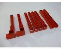 Berg Large Trailer - Raudona poles