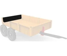 Berg Large Trailer - Rear hatch juodas