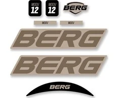 Berg MOOV 12 - Sticker Set Sand rusvai gelsvas