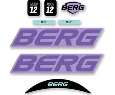 Berg MOOV 12 - Sticker Set Violetinė
