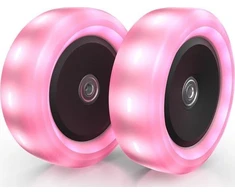 BERG Nexo ratai 120x40mm su lemputėmis, rožiniai