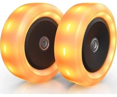 BERG Nexo ratai 120x40 mm su lemputėmis, oranžiniai
