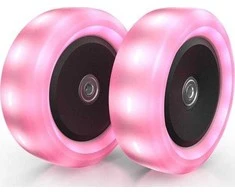 BERG Nexo ratai 120x40 mm su žibintais rožinės spalvos