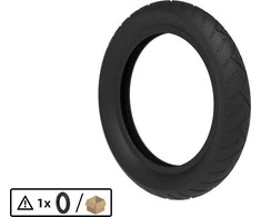 Berg Padangos 12.5x2.25-8 slick juodos spalvos