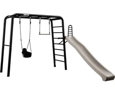 BERG PlayBase Medium žaidimų aikštelė + žaidimų komplektas