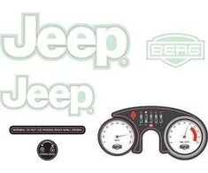 Berg Rally - Sticker set Jeep® Adventure