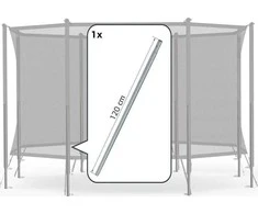 Berg Safety Net Comfort - Lower tube + springbracket (120cm)