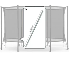 Berg Apsauginio tinklo Comfort apatinis vamzdis su spyruoklių laikikliu (120 cm)