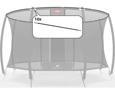 Berg Safety Net T-series - Tent tubes 330 (11ft)