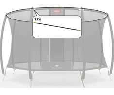 Berg Safety Net T-series - Tent tubes 380 (12,5ft)