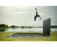 Įleidžiamas batutas BERG Sports Ultim Elite FlatGround 500, pilkas + AeroWall