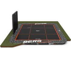BERG Sports Ultim Pro Bouncer FlatGround batutas 5x5 su AeroWall