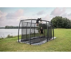 BERG SPORTS Ultim Pro Bouncer FlatGround 500 + Safety Net XL