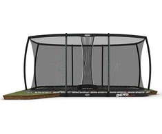 BERG SPORTS Ultim Pro Bouncer FlatGround 500 + Safety Net XL