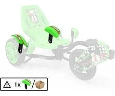 Berg Street X - Mudguard žalias with carrier