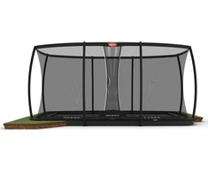 BERG Ultim Champion FlatGround 500 Juodas + Safety Net DLX XL