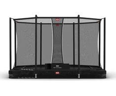 "BERG Ultim Favorit InGround 330 Juodas + Safety Net Comfort