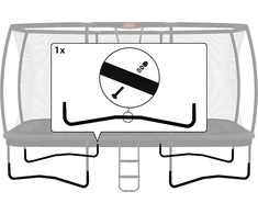 Berg Ultim Pro Bouncer W formos koja 5x5 (kairė+dešinė, su tvirtinimo detalėmis)