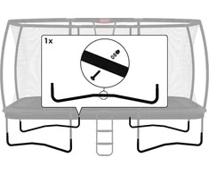 Berg "Ultim Pro Bouncer" - W-leg 5x5 (L+R, su tvirtinimo elementais)