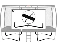 Berg "Ultim Pro Bouncer" - W-leg 5x5 (L+R, su tvirtinimo elementais)