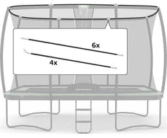 Berg Ultim Safety Net DLX XL ECO - Set Tent Tubes 410