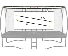 Berg Ultim Safety Net DLX XL - Set Tent Tubes 500