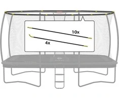 Berg Ultim Safety Net DLX XL - Set Tent Tubes 410