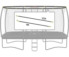 Berg Ultim Safety Net DLX XL - Set Tent Tubes 500
