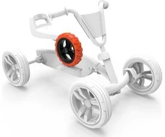 Berg Wheel 9x2 Cross - Juodas/Oranžinis Rear Left