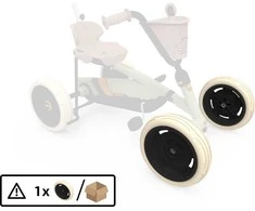 Berg Wheel 9x2 - Juodas/rusvai gelsvas Front