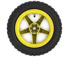 Berg Wheel yellow 12.5x2.25-8 all terrain, traction