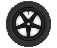 Berg Wheel juodas 12.5x2.25-8 all terrain, traction