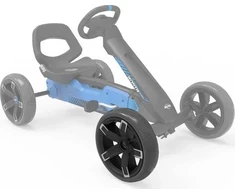 Berg Ratas juodas-juodas 10x2,5 priekinis + lipdukas Roadster