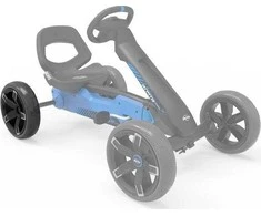 Berg Wheel juodas-juodas 10x2,5 rear + sticker Roadster