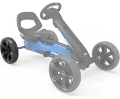 Berg Wheel juodas-juodas 10x2,5 rear + sticker Roadster