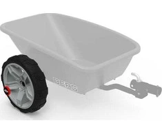 Berg Wheel pilkas-juodas 10x2,5 left (red cover)