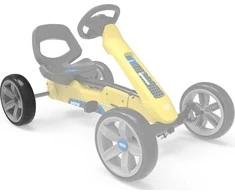Berg Wheel pilkas-juodas 10x2,5 rear